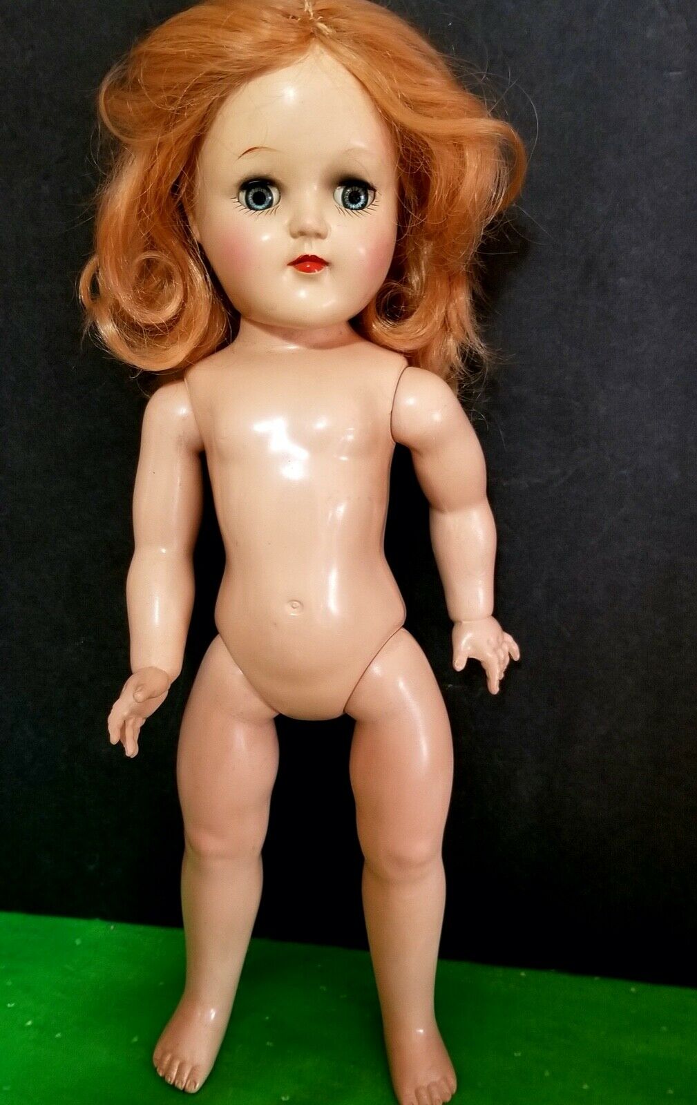 Ideal Naked Strawberry Blonde Toni P91~16" Hard Plastic Doll~~dress Me Doll