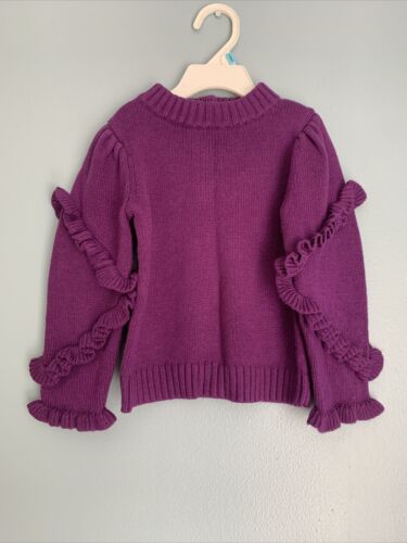 Janie And Jack Girls Sweater Size 2t Purple Nwt Msrp $54