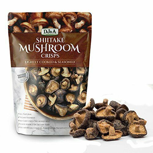 Shiitake Mushroom Crisps - Lightly Cooked And Seasoned 10.58 Ounce (large Pack)