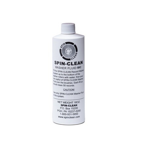 Spin-clean Record Washer System Mkii-replacement Cleaning Fluid-8oz Bottle-new