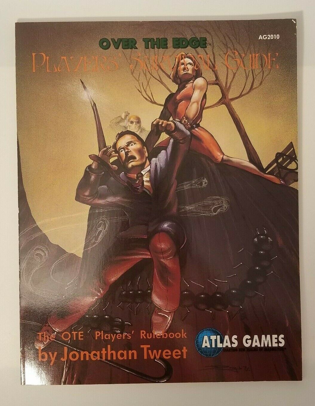 Over The Edge - Players Survival Guide Rulebook New Ote Ag2010 Atlas Games Rpg