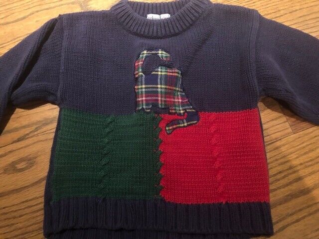 Toddler Boy Harlequindesigns Cynthia Mckinney  Adorable 100% Cotton Sweater
