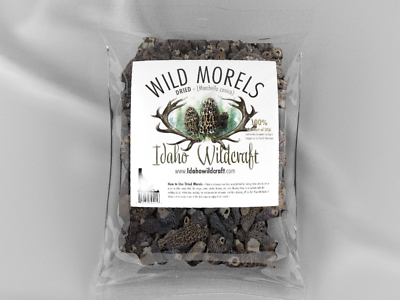 Wild Morel Mushrooms, Whole (dried) - 2 Oz.